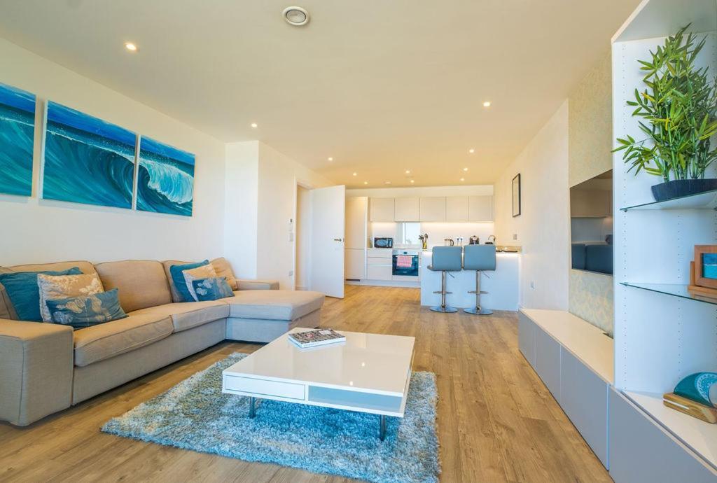 Luxury Beach Apartment Perranporth Luaran gambar